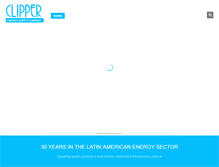 Tablet Screenshot of clipperenergy.com